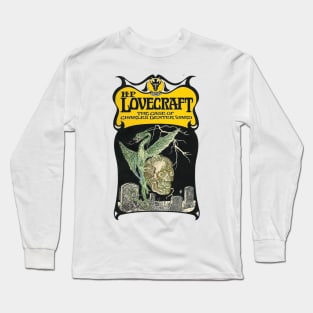 Lovecraft Vintage Book Cover Design Long Sleeve T-Shirt